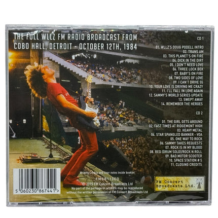 Sammy Hagar - Live From Motor City The Detroit Broadcast 1984 2 CD