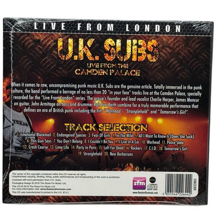 U.K. Subs - Live From The Camden Palace CD