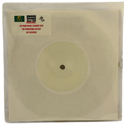 Oasis - Wonderwall Live From Dublin 2025 Promo 7” Vinyl Record