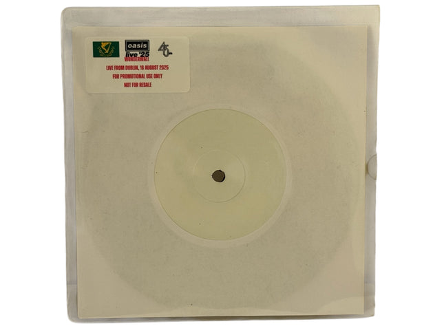 Oasis - Wonderwall Live From Dublin 2025 Promo 7” Vinyl Record