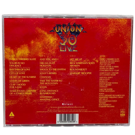Yes - Union 30 Live Civic Centre Pensacola 3 CD & DVD
