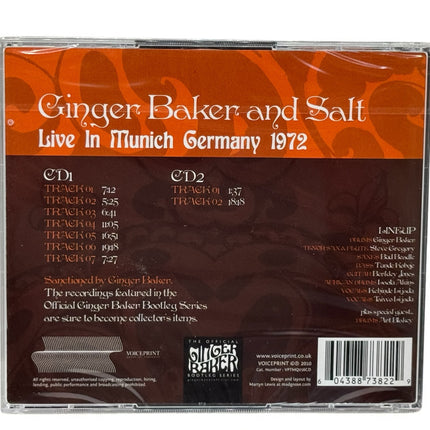 Ginger Baker And Salt - Live In Munich Germany 1972 2 CD