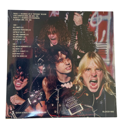 Slayer - Blood Stains Across Europe 1985 Picture Disc Vinyl Record LP