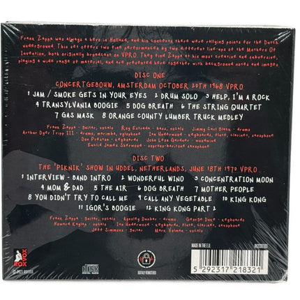Frank Zappa And The Mothers Of Invention - Live In Holland 1968 - 1970 2 CD