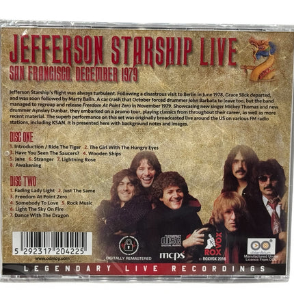 Jefferson Starship - Live San Francisco December 1979 2 CD