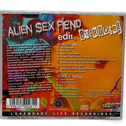Alien Sex Fiend - Edit Overdose 2 CD