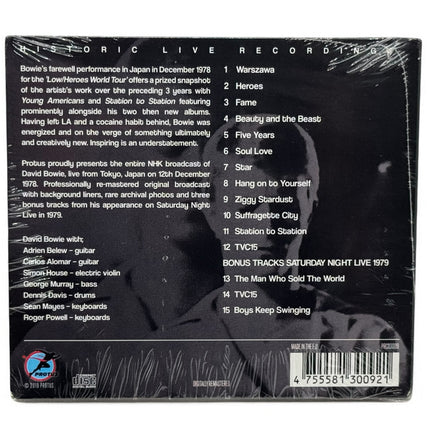 David bowie - Tokyo 78 CD