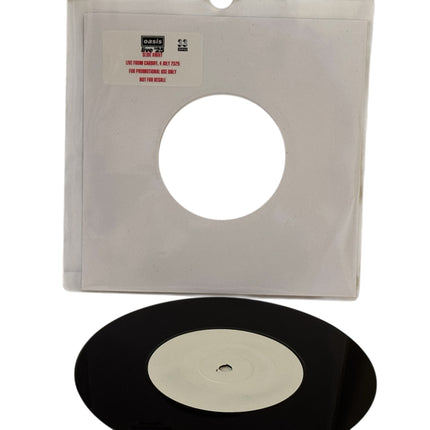 Oasis - Slide Away Live From Cardiff 2025 Promo 7” Vinyl Record