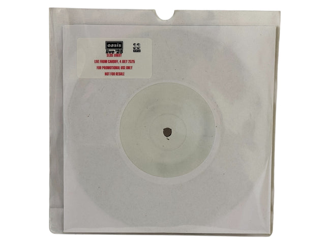 Oasis - Slide Away Live From Cardiff 2025 Promo 7” Vinyl Record