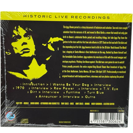 Iggy Pop Featuring David Bowie - Santa Monica 77 CD