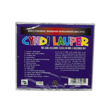 Cyndi Lauper - The Agora Ballroom Cleveland Ohio 1983 CD