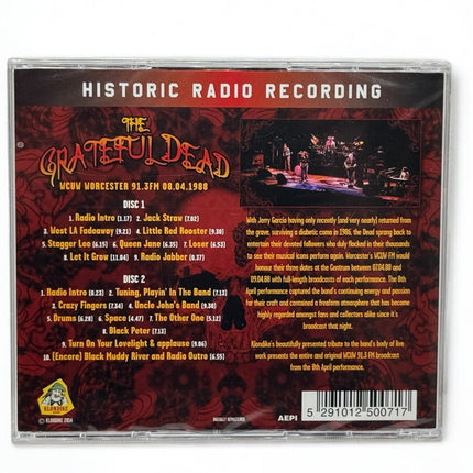 Grateful Dead - Wcuw Worcester Massachusetts April 8th 1988 2 CD