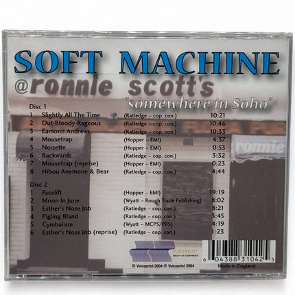 Soft Machine - Somewhere In Soho 2 CD