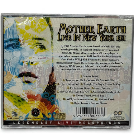 Mother Earth - Live In New York 1971 CD