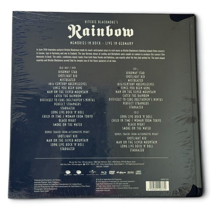 Ritchie Blackmore’s Rainbow - Memories In Rock Live In Germany 2 CD / Blu-Ray / DVD Box Set