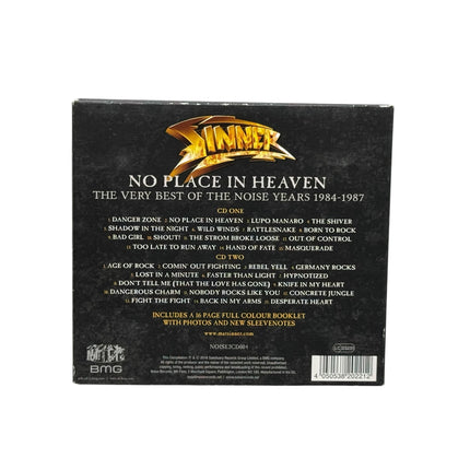 Sinner - No Place In Heaven The Very Best Of The Noise Years 1984-1987 2 CD 2016
