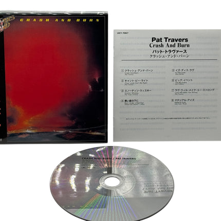 Pat Travers Band - Crash And Burn Japanese CD