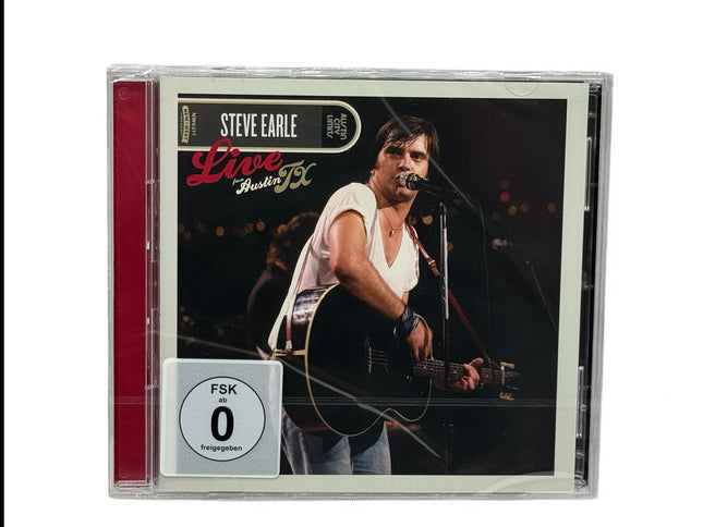 Steve Earle - Live From Austin Tx CD & DVD